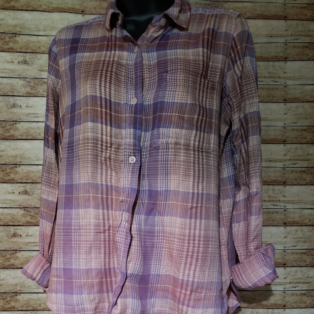 Button down top with leggings